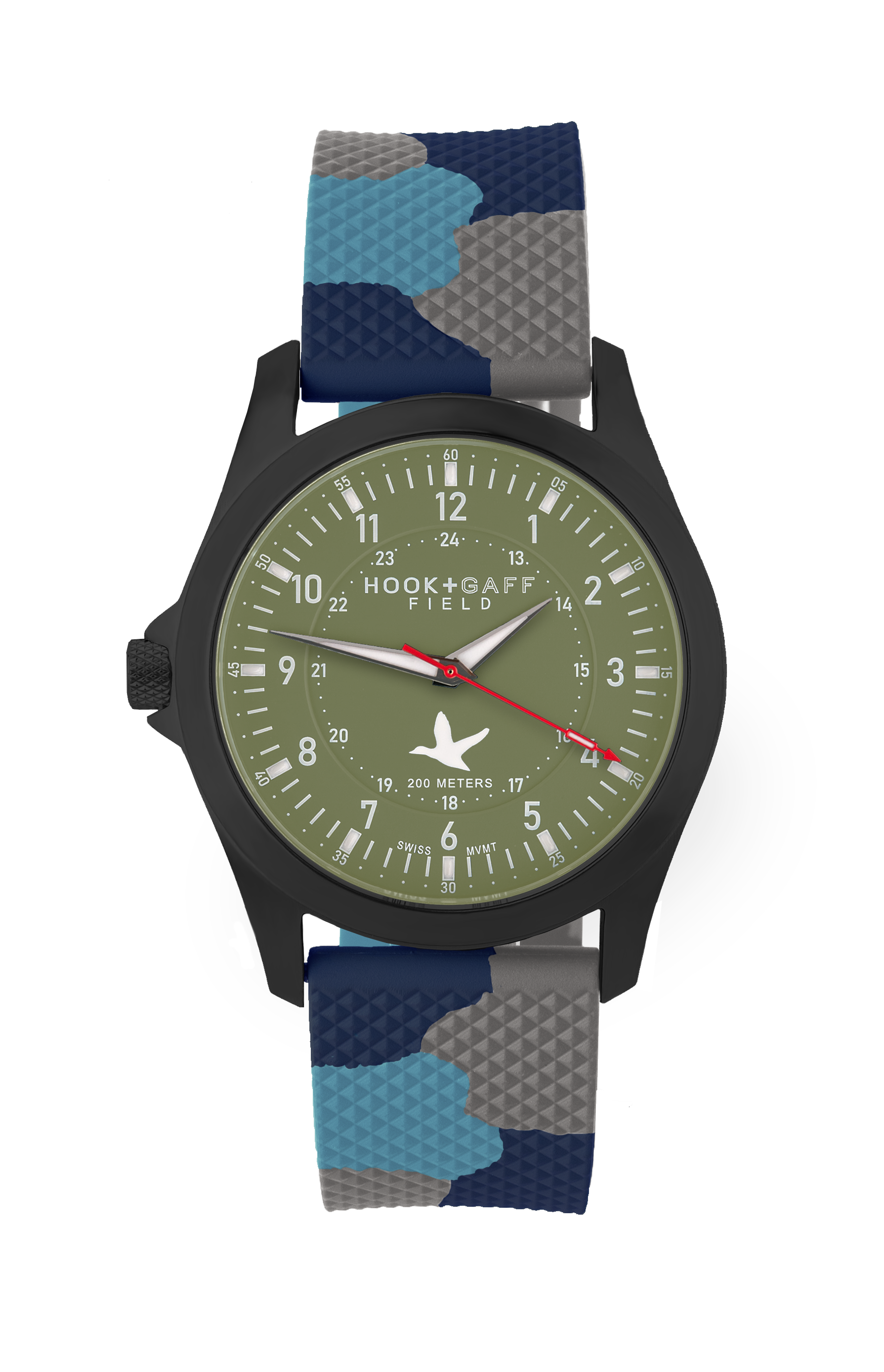 Field Watch Black PVD - Olive Dial