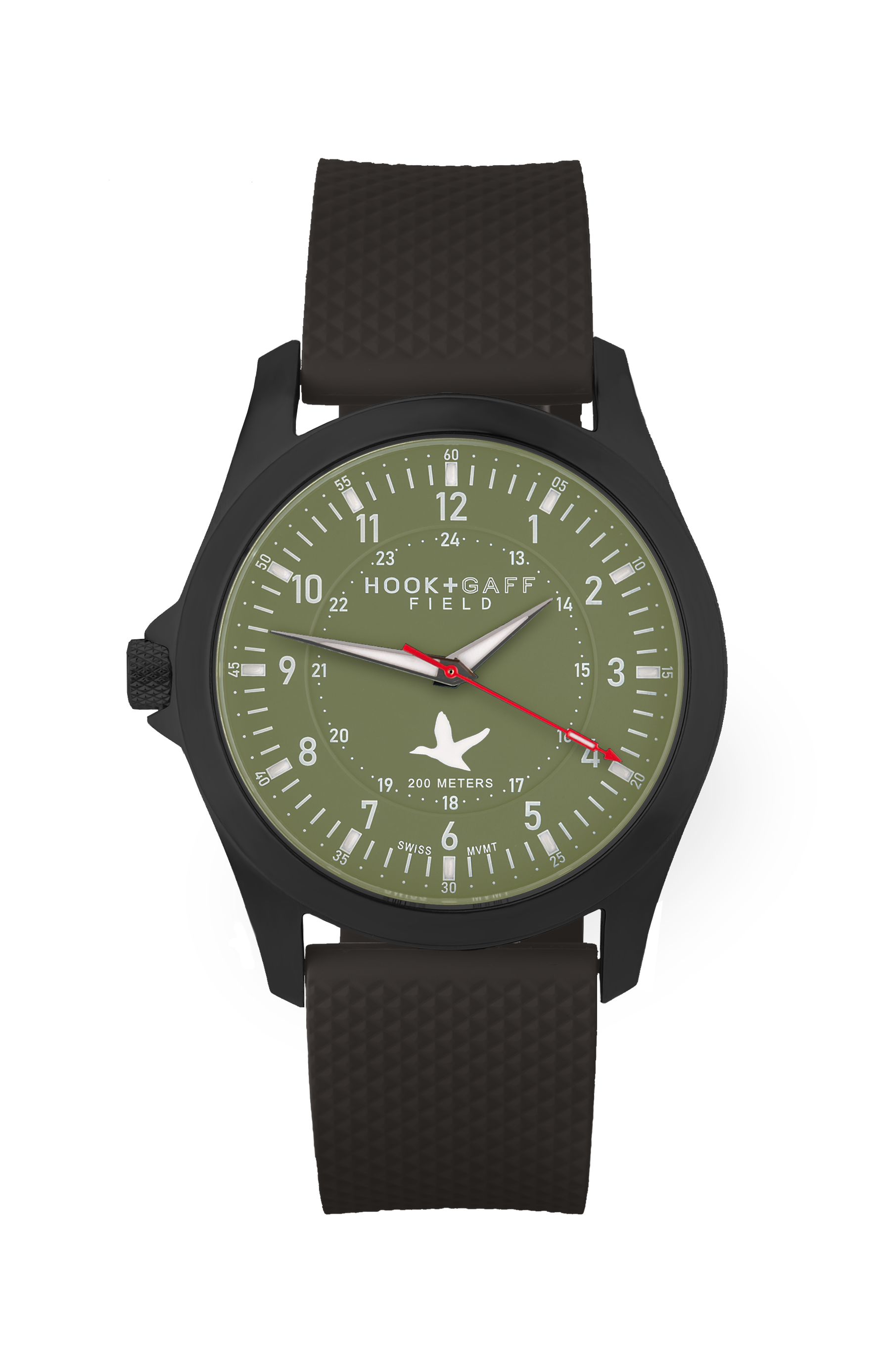 Field Watch Black PVD - Olive Dial