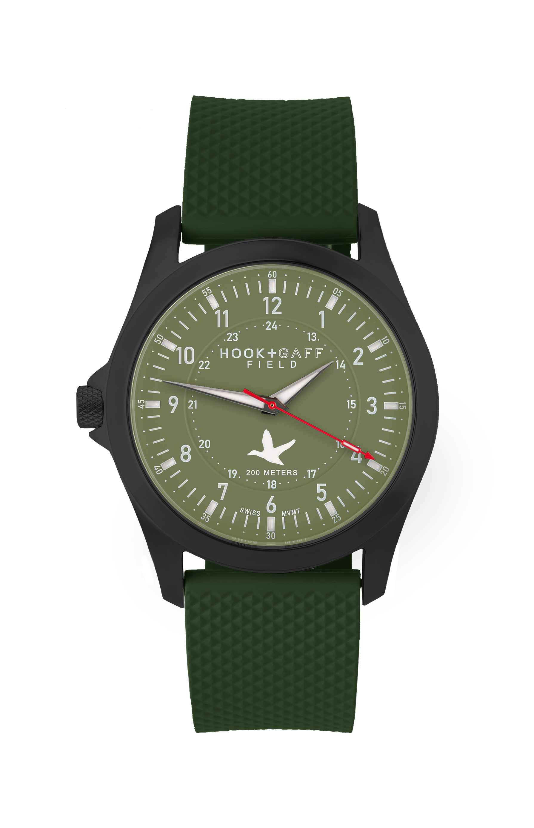 Field Watch Black PVD - Olive Dial