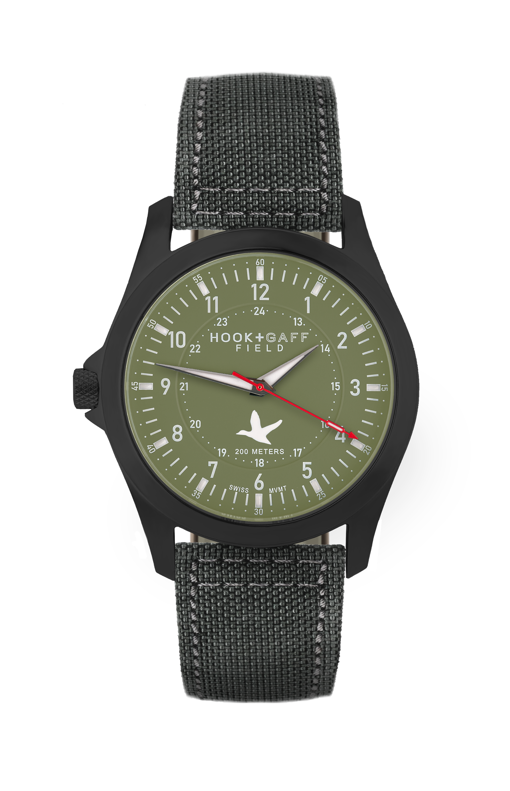Field Watch Black PVD - Olive Dial