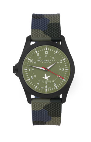 Field Watch Black PVD - Olive Dial