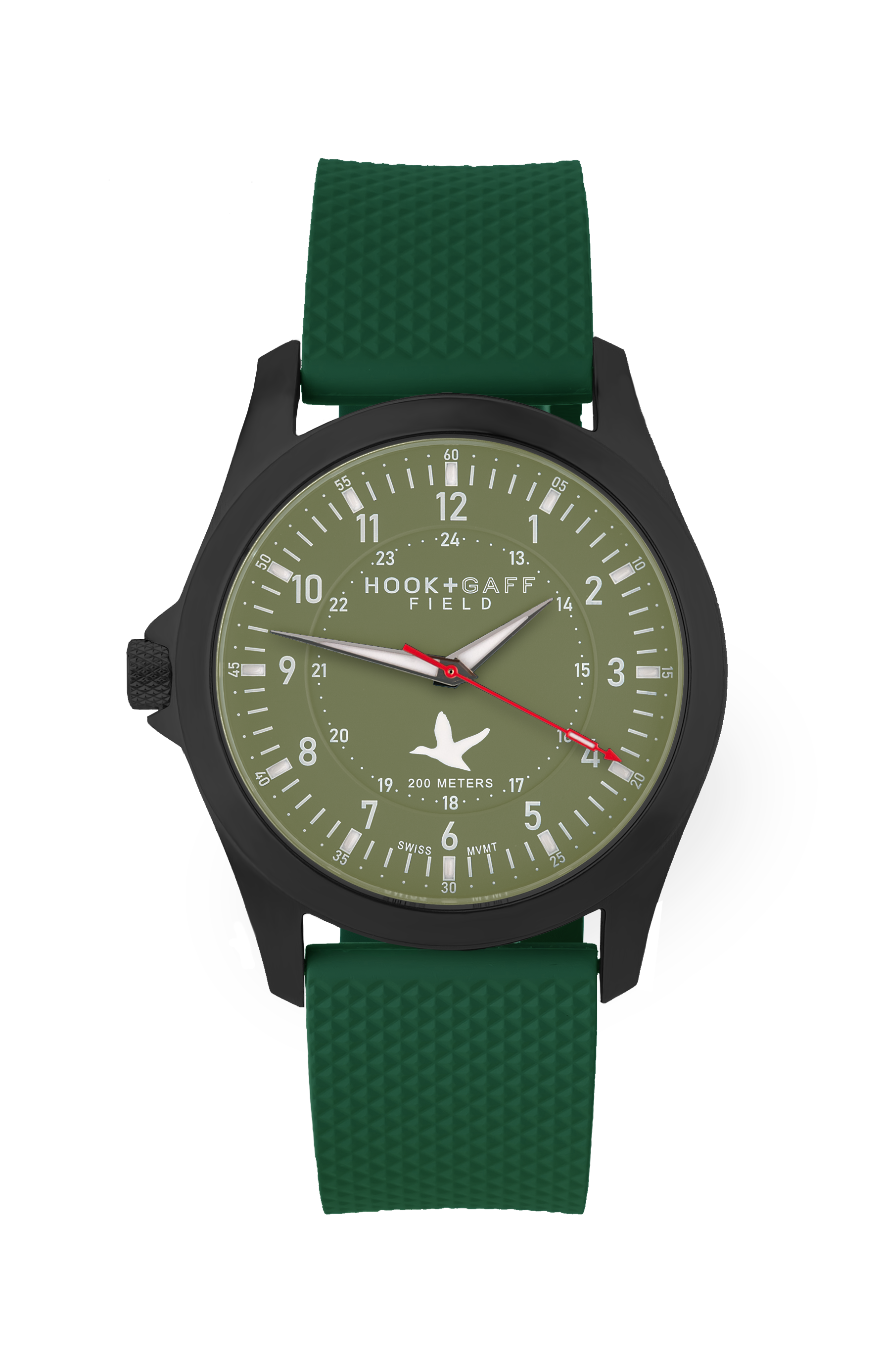 Field Watch Black PVD - Olive Dial