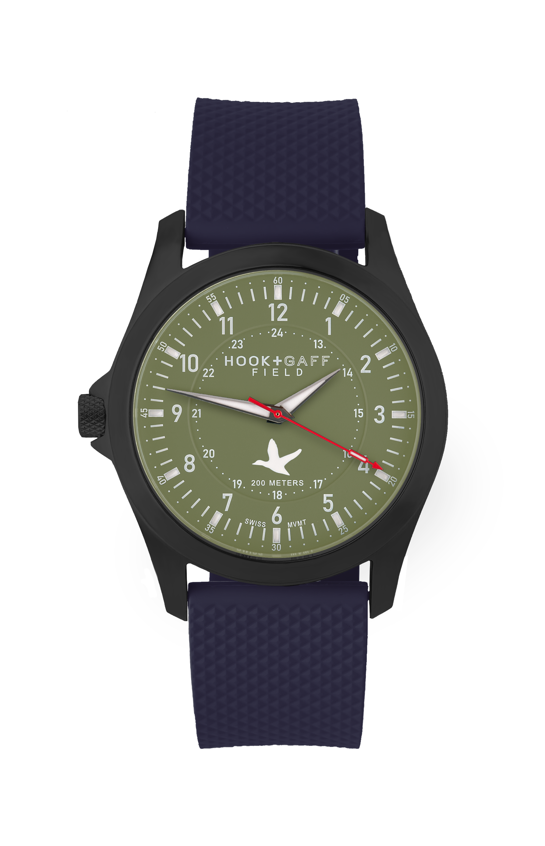 Field Watch Black PVD - Olive Dial