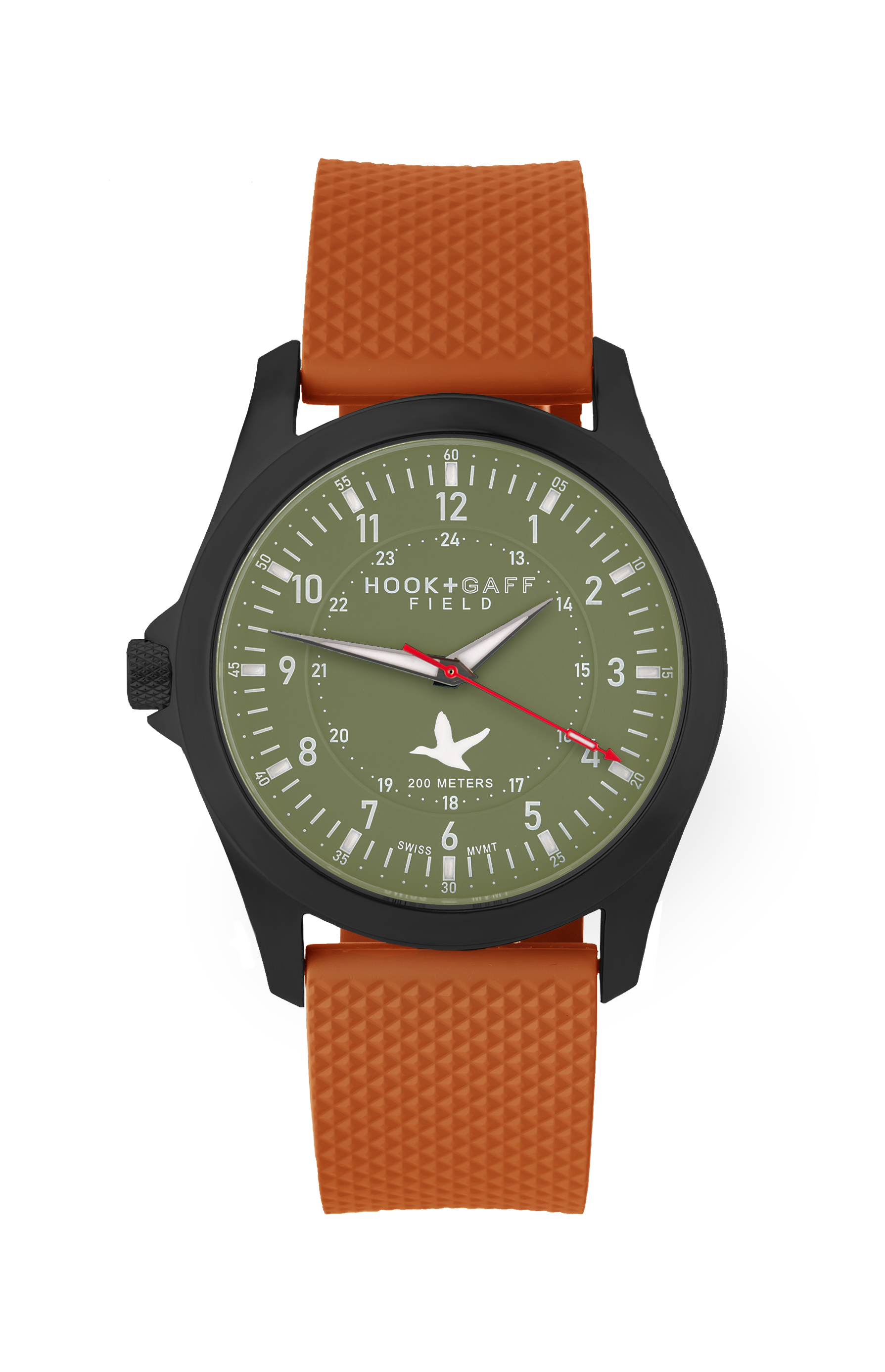 Field Watch Black PVD - Olive Dial