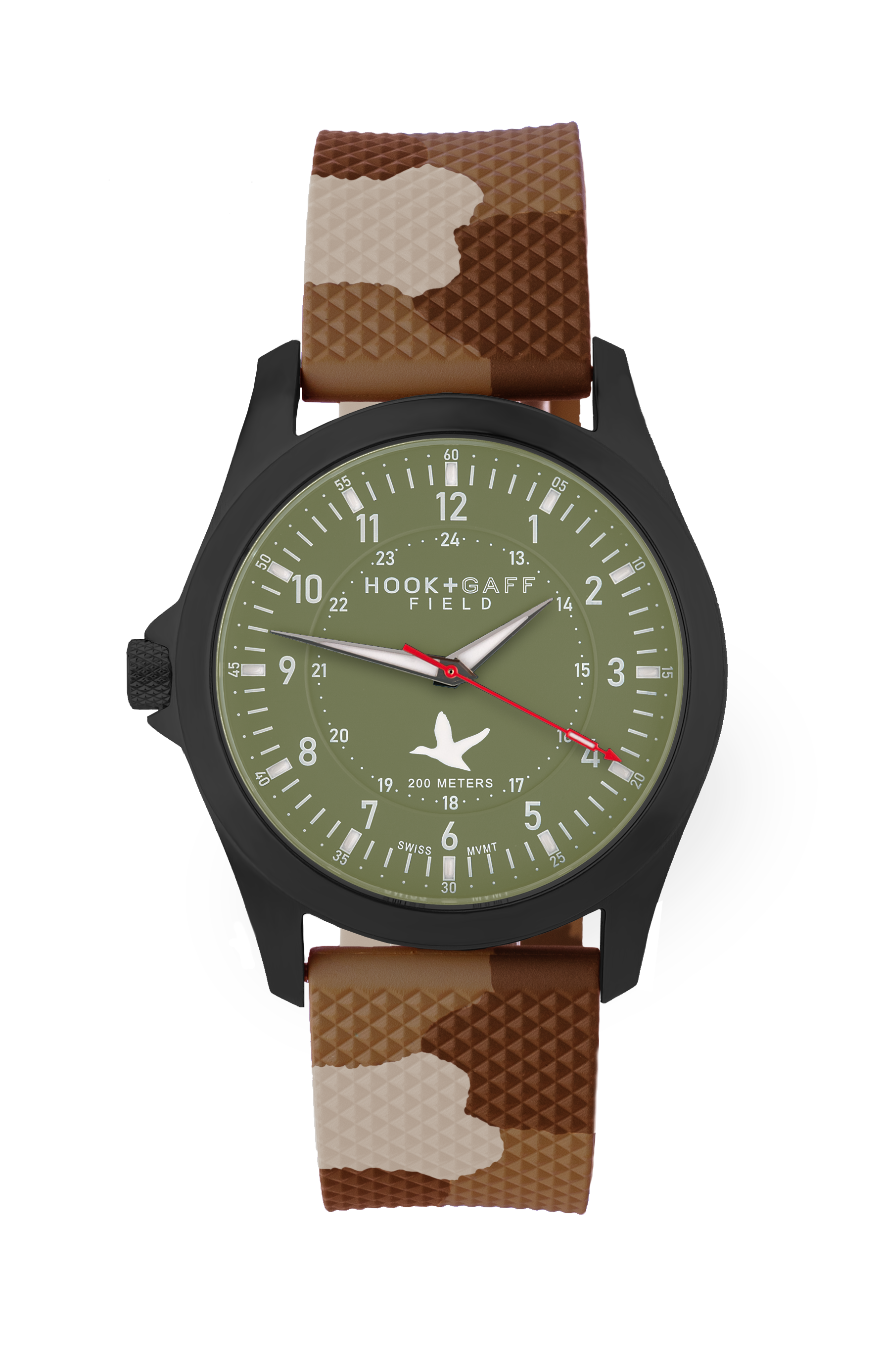Field Watch Black PVD - Olive Dial