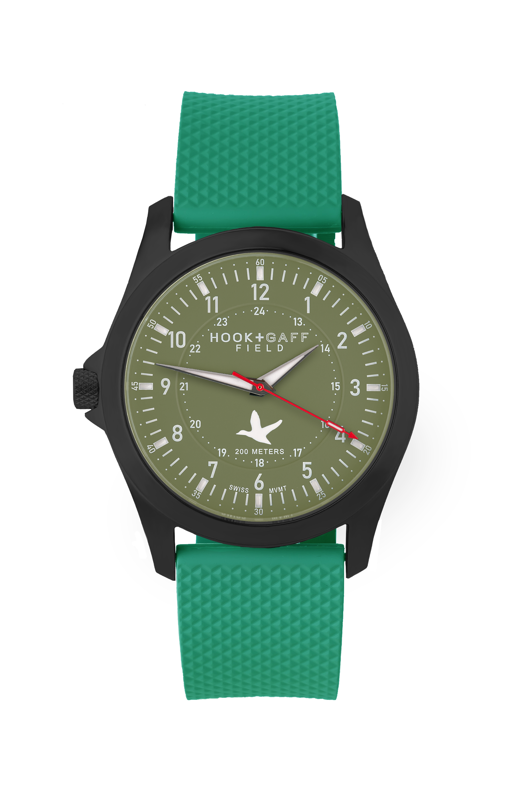 Field Watch Black PVD - Olive Dial