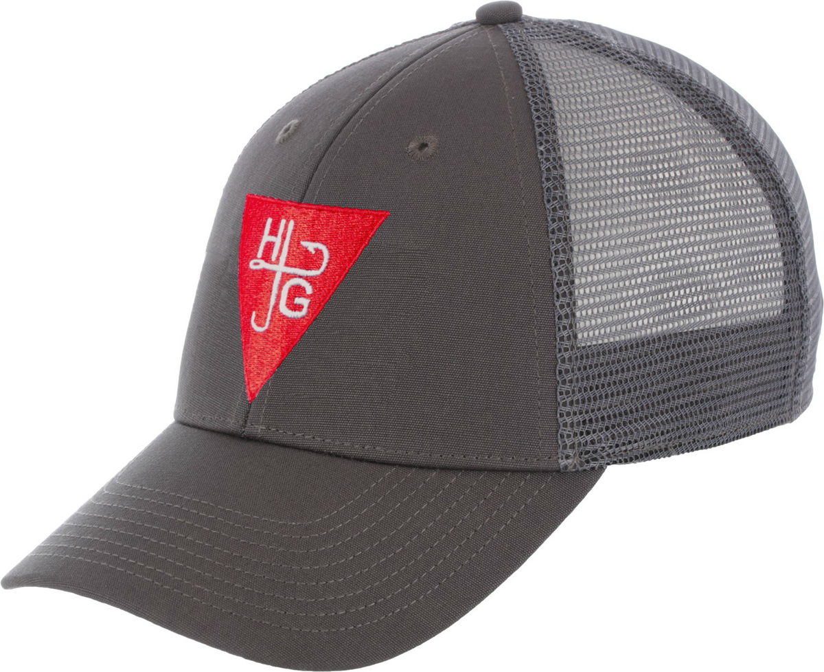 High-Crown Trucker Hat | Hook+Gaff Gray