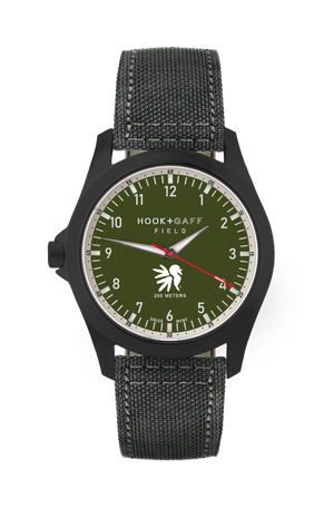 Field Watch Black PVD - NWTF 50th Anniversary Custom Edition Forest Green Dial