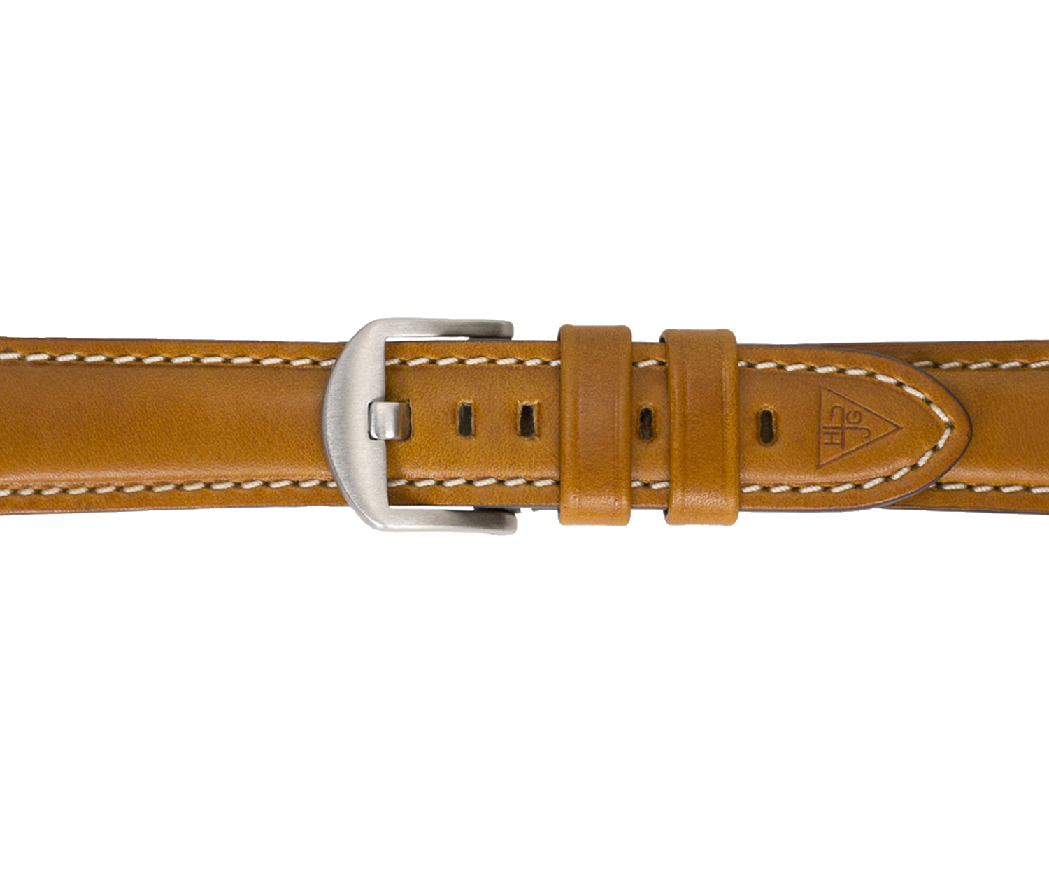 Cognac Light Brown Leather Watch Strap