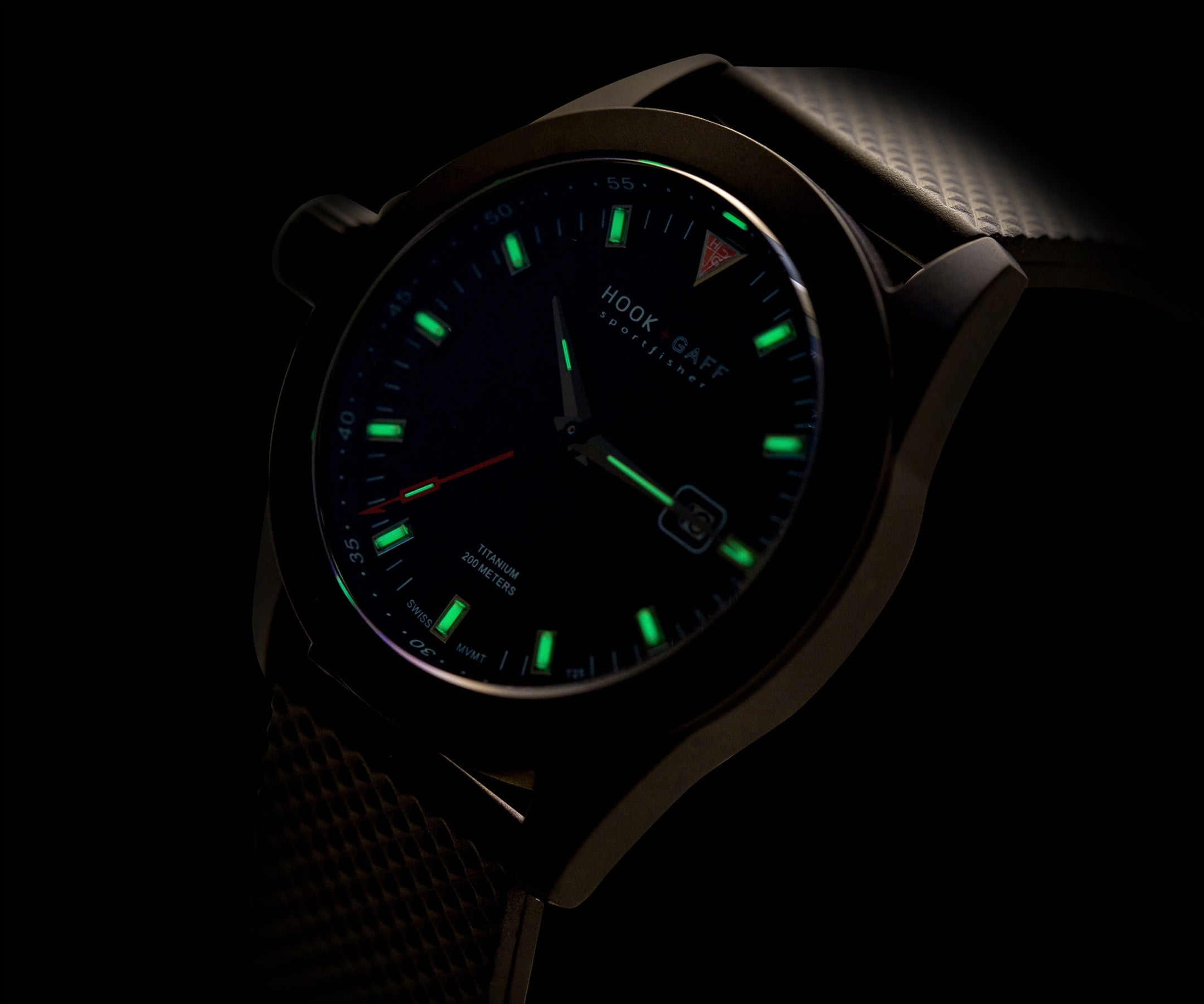 Sportfisher Black Watch Black Dial