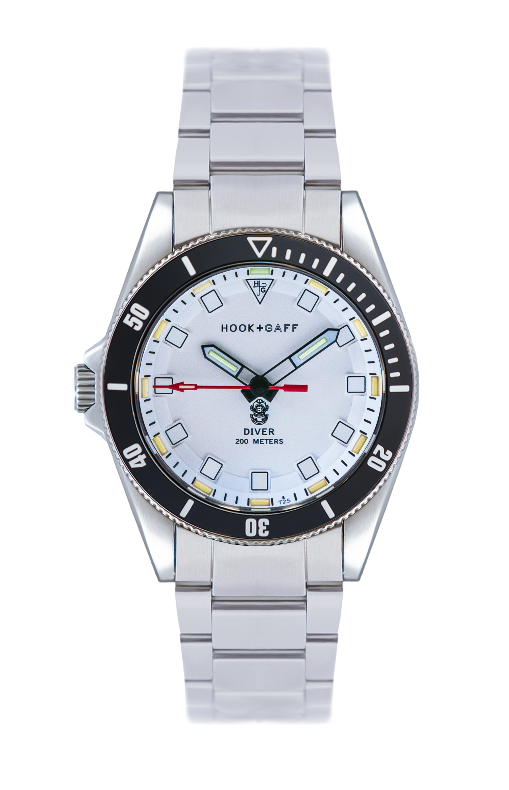 Diver Black Bezel - White Dial