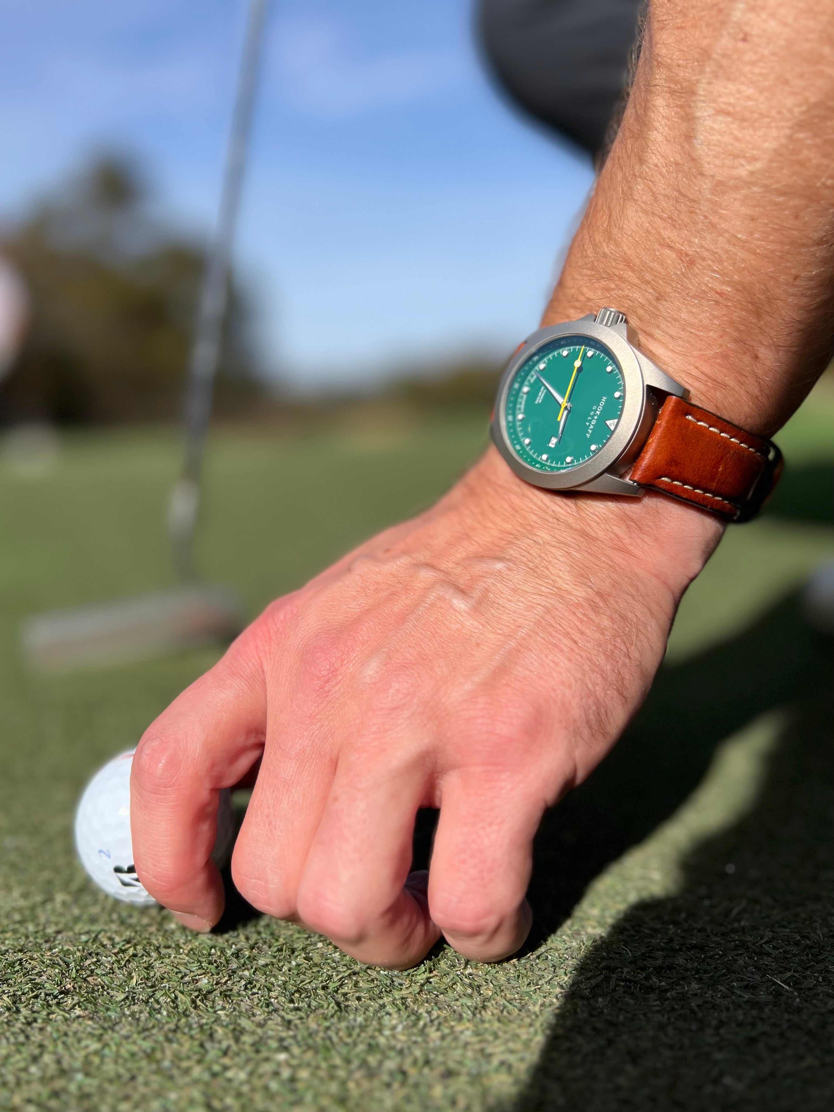 NEW! Golf Watch - Green Dial