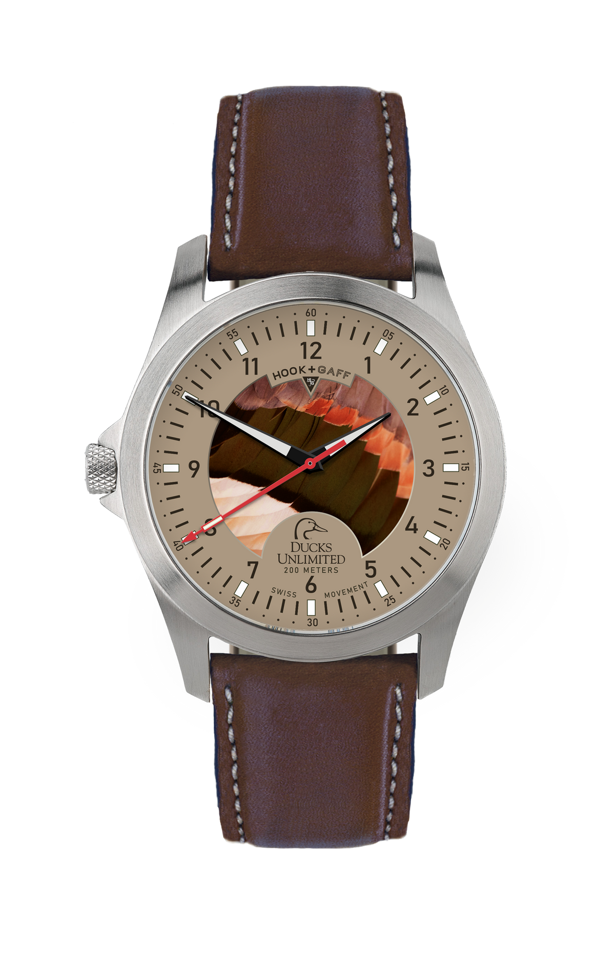 Ducks Unlimited Watch - Pintail Feather Dial