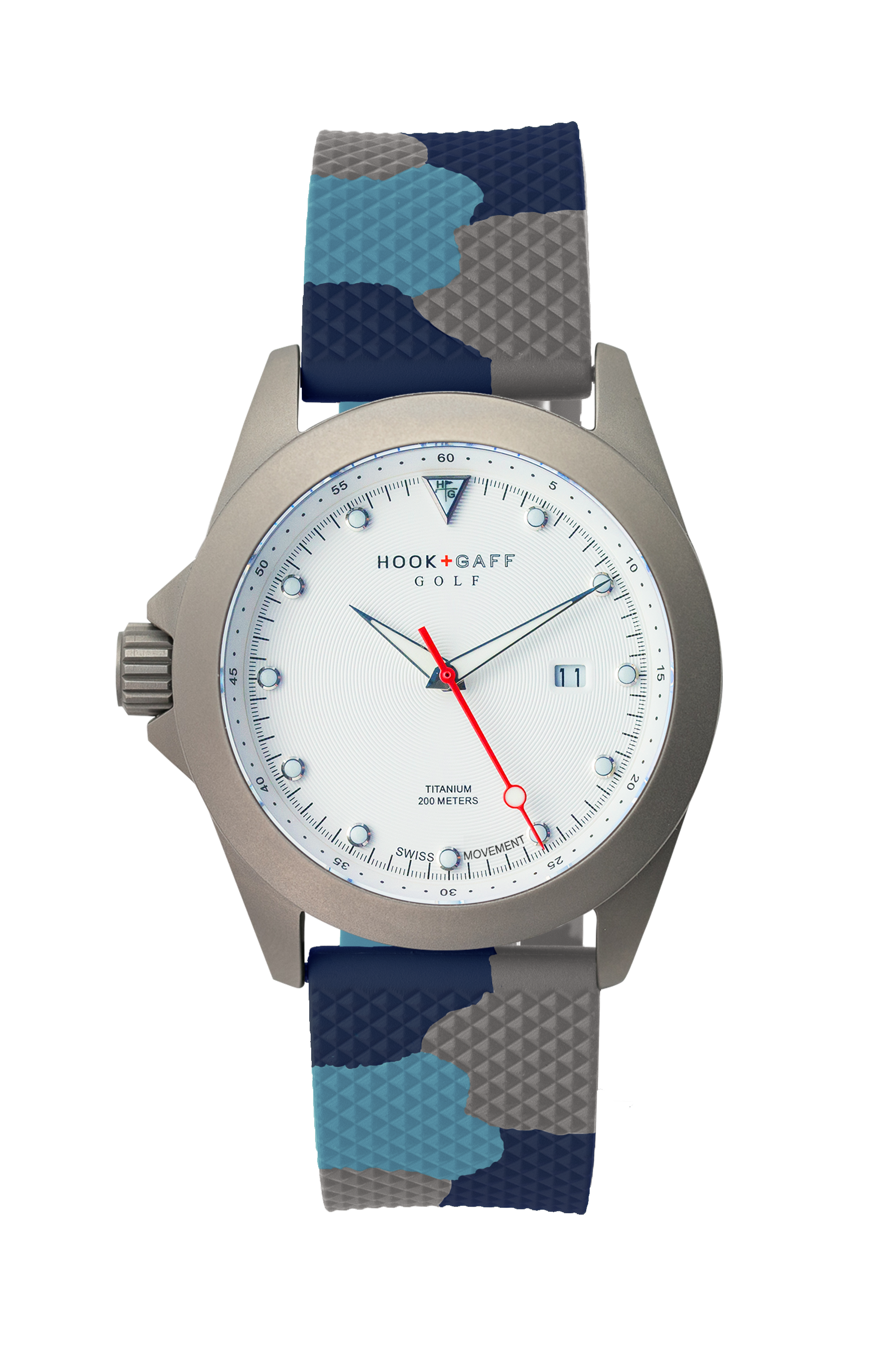 Golf Watch - White Dial Camouflage Dive / White Dial