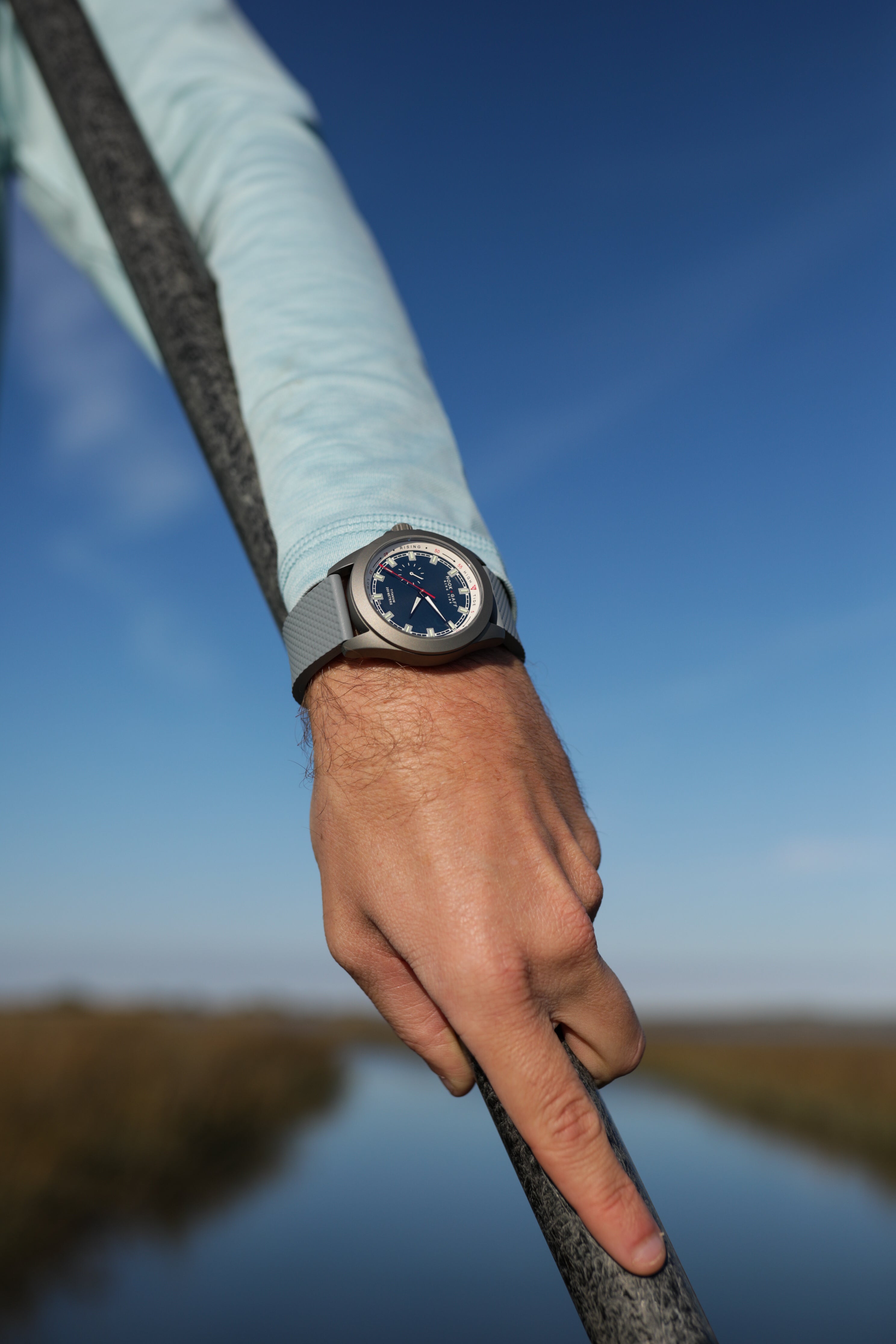The king tide watch by Hook and Gaff. Letting you know when it's time for  fishing or time for Blanton's.
