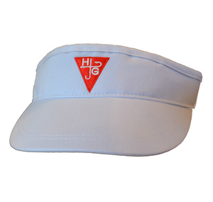 White Hook + Gaff Visor Hat