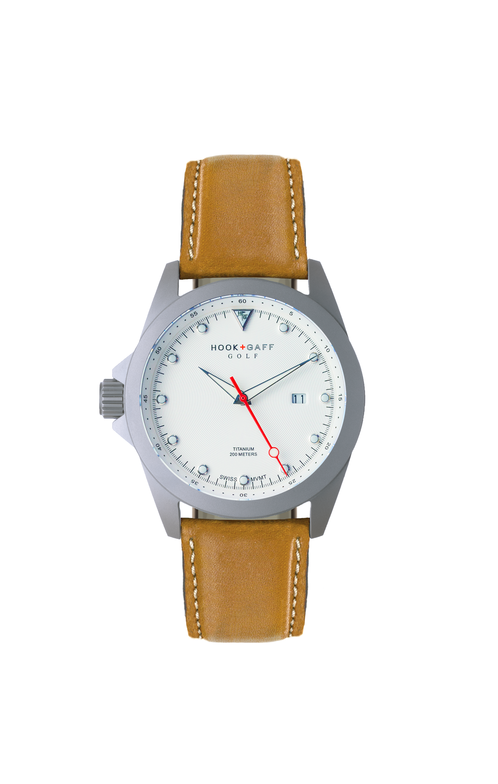 WomensGolfwithTanLeatherStrap.